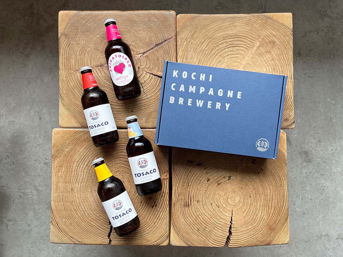 【お中元ギフト】初夏のクラフトビール4本セット（栓抜き・カード付）